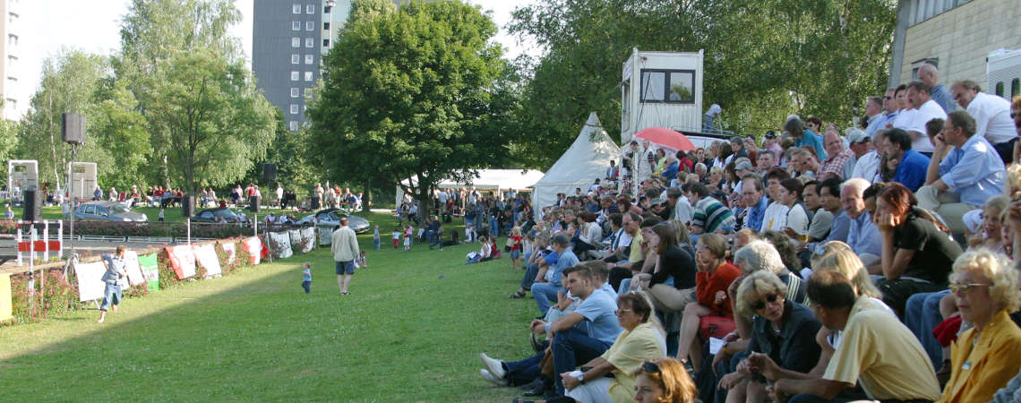 Zuschauer am Turniergelände